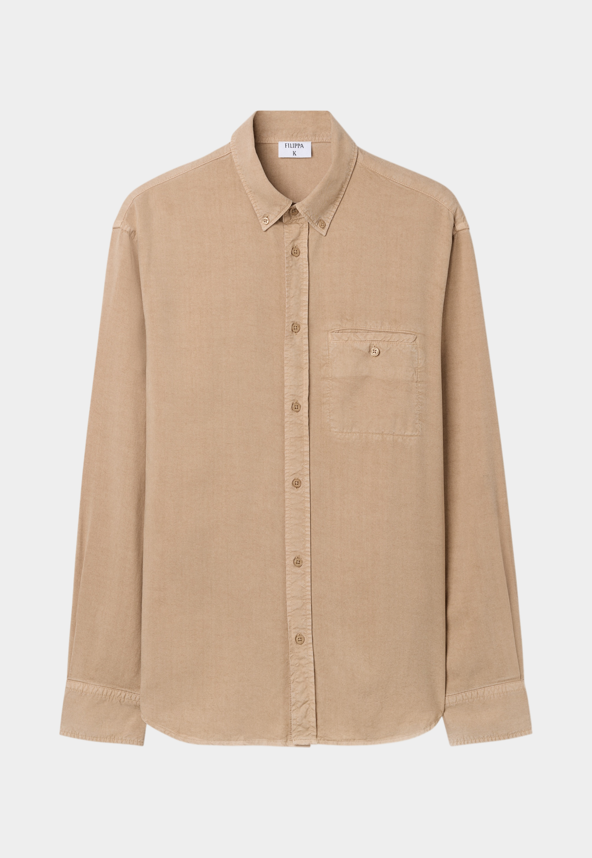 Lavender חולצה מכופתרת ארוכה לגברים Zachary FILIPPA K