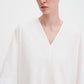 Lavender שמלת מידי לנשים V-Neck Cotton Kaftan FILIPPA K