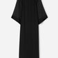Black שמלת מקסי לנשים Sheer Raglan Kaftan FILIPPA K