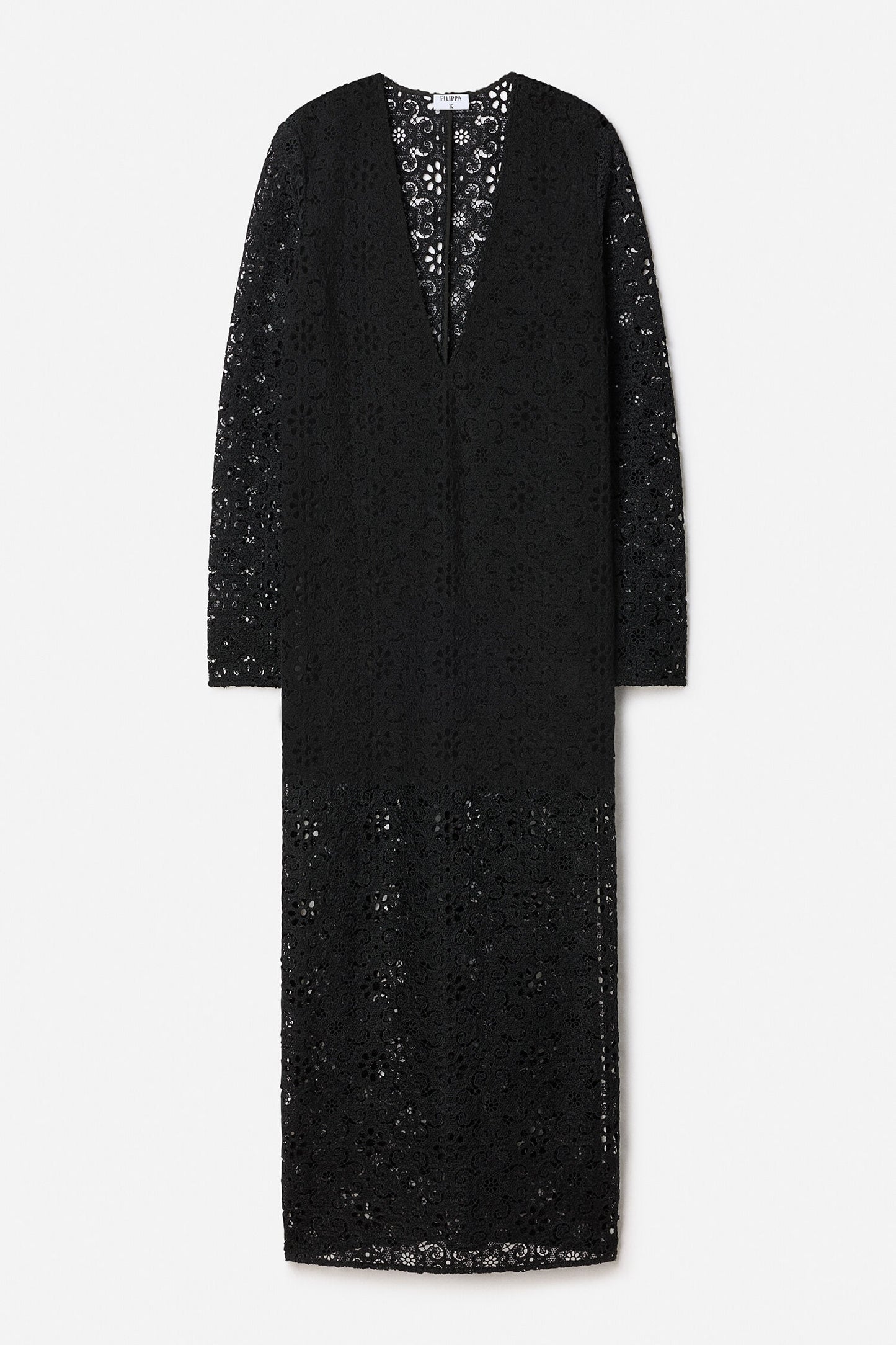 Black שמלה לנשים Lace Dress FILIPPA K