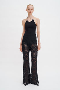 Lavender מכנסיים לנשים Lace Trousers FILIPPA K