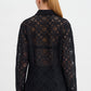 Black חולצה לנשים Lace Shirt FILIPPA K