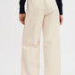 Light Gray מכנסיים ארוכים לנשים Darcey Linen Trousers FILIPPA K