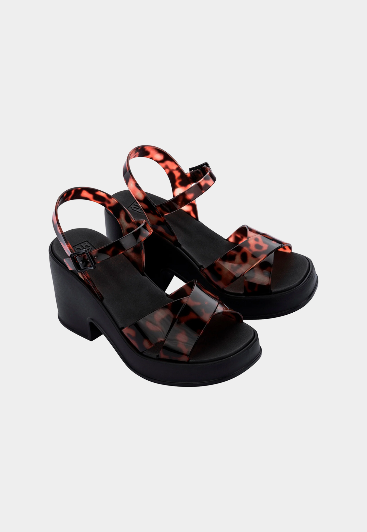 סנדלי עקב לנשים Pop Up Plat Fem