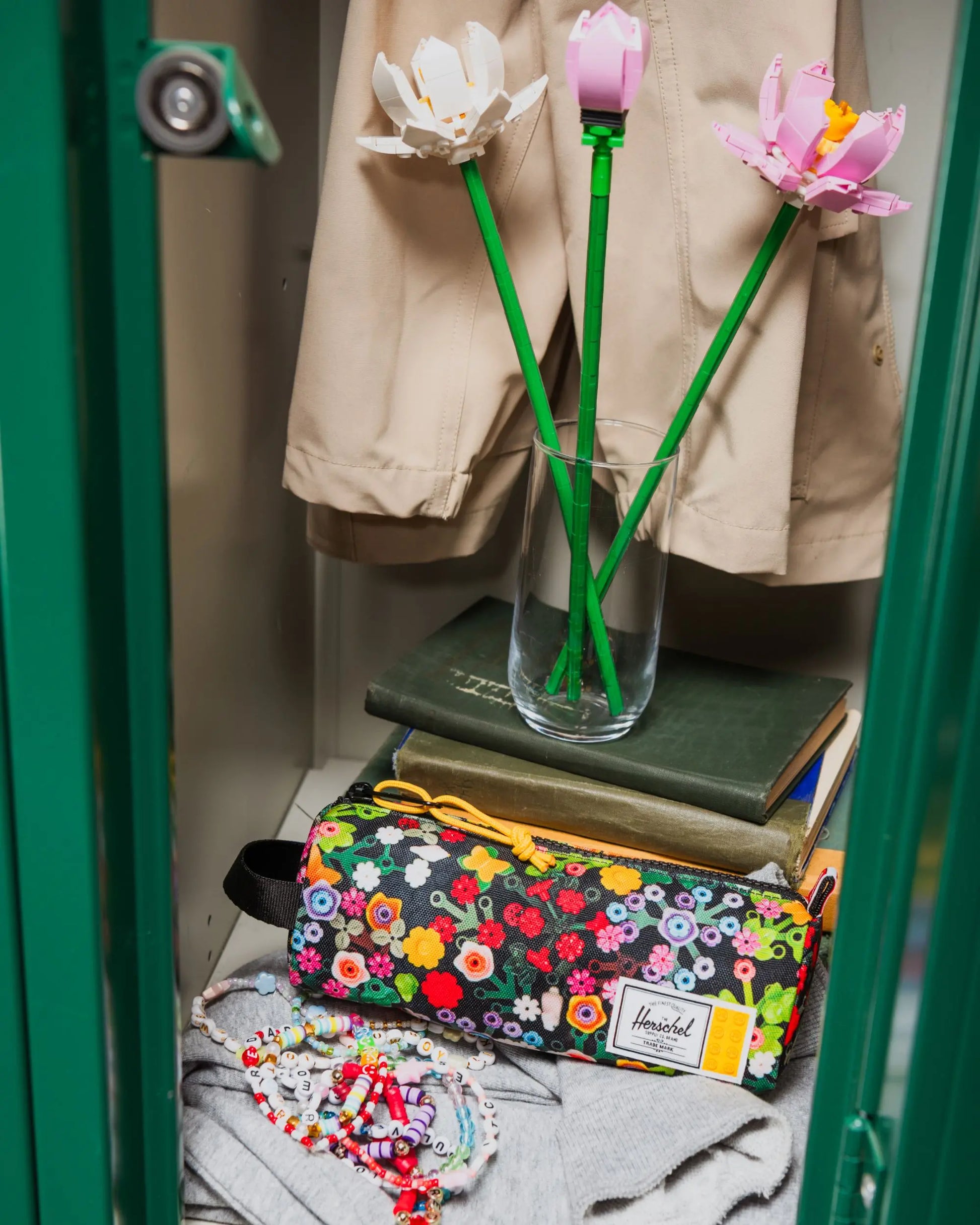 Tan קלמר לילדים LEGO® X HERSCHEL HERSCHEL