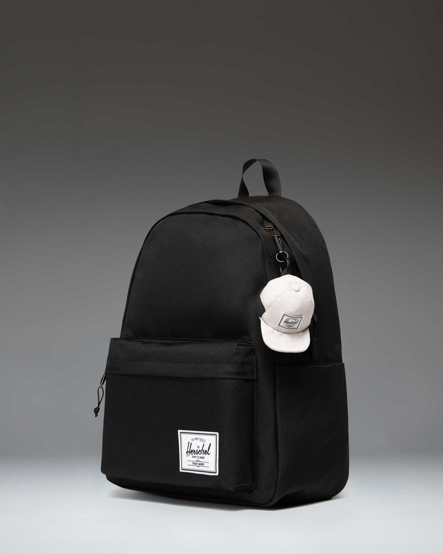 Black SYLAS CLASSIC CAP BAG CHARM מחזיק מפתחות HERSCHEL