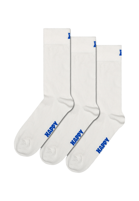 Antique White מארז 3 זוגות גרביים Optic HAPPY SOCKS