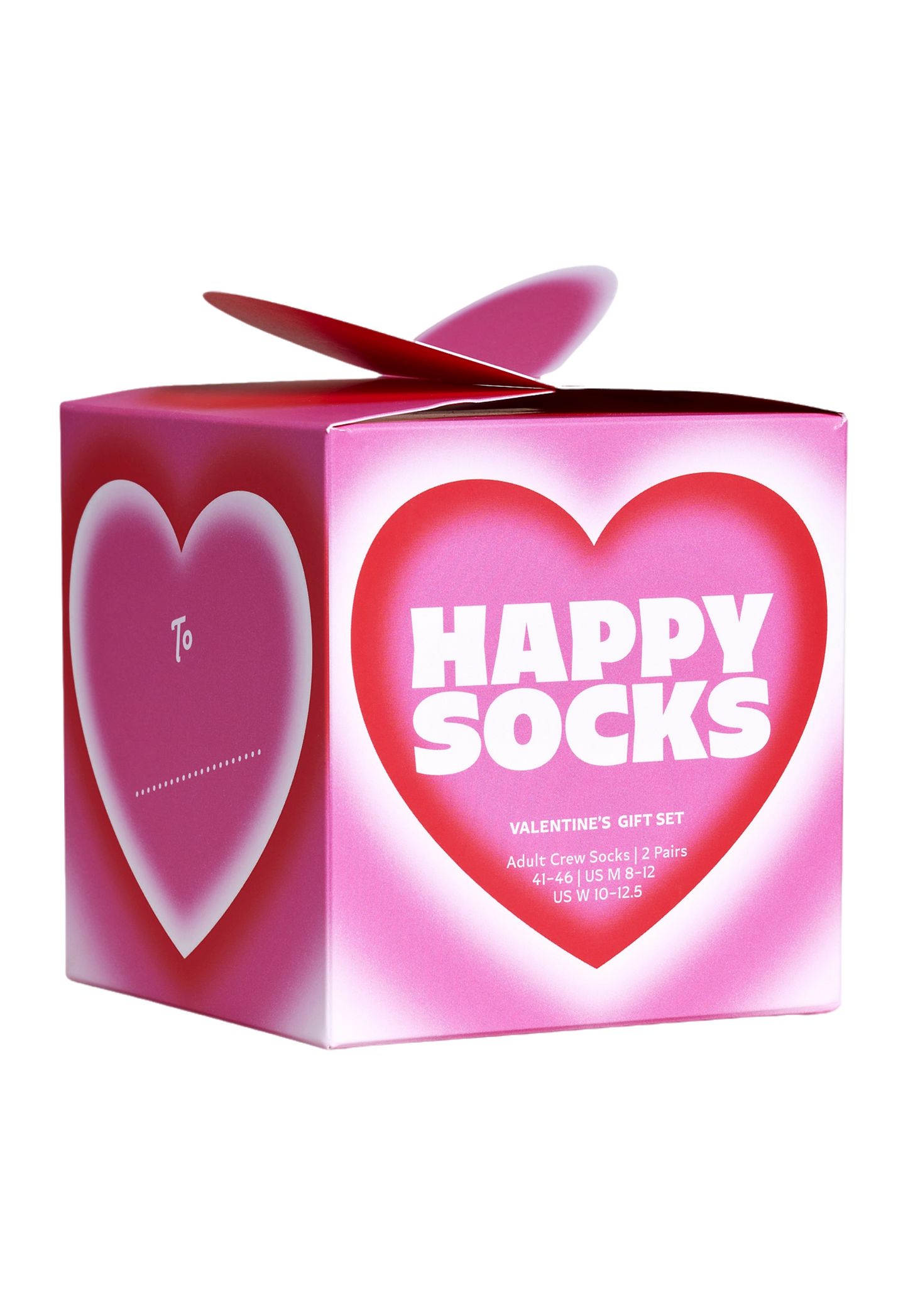 Maroon מארז 2 זוגות גרביים Valentine's HAPPY SOCKS