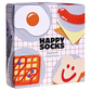 Light Gray מארז 4 זוגות גרביים Breakfast HAPPY SOCKS