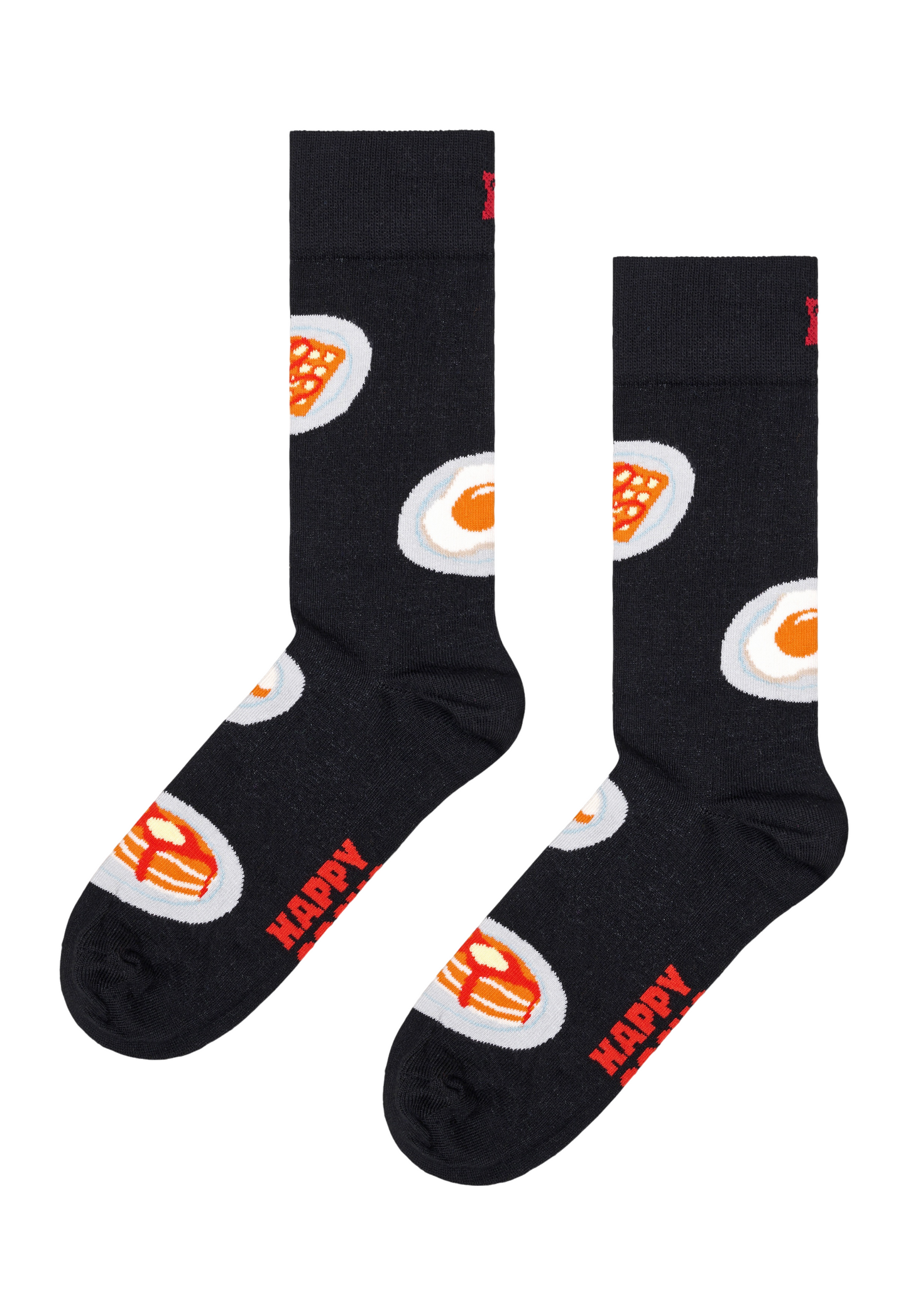 Black מארז 4 זוגות גרביים Breakfast HAPPY SOCKS