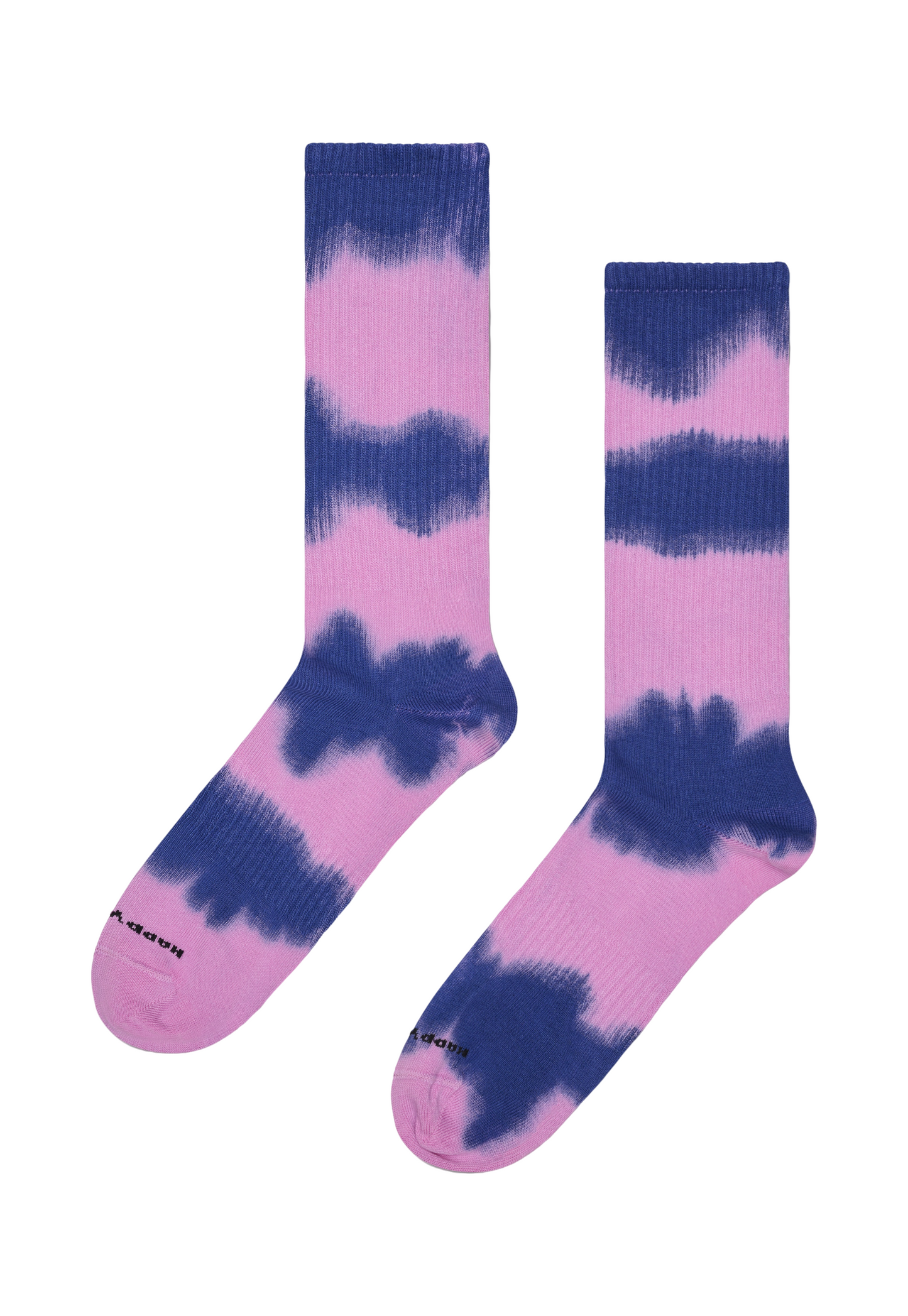 Dark Gray זוג גרביים Tie Dye HAPPY SOCKS