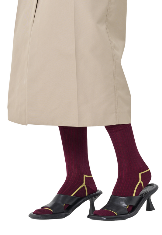 Gray זוג גרביים Contrast HAPPY SOCKS