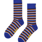 Rosy Brown זוג גרביים Mini Stripe HAPPY SOCKS