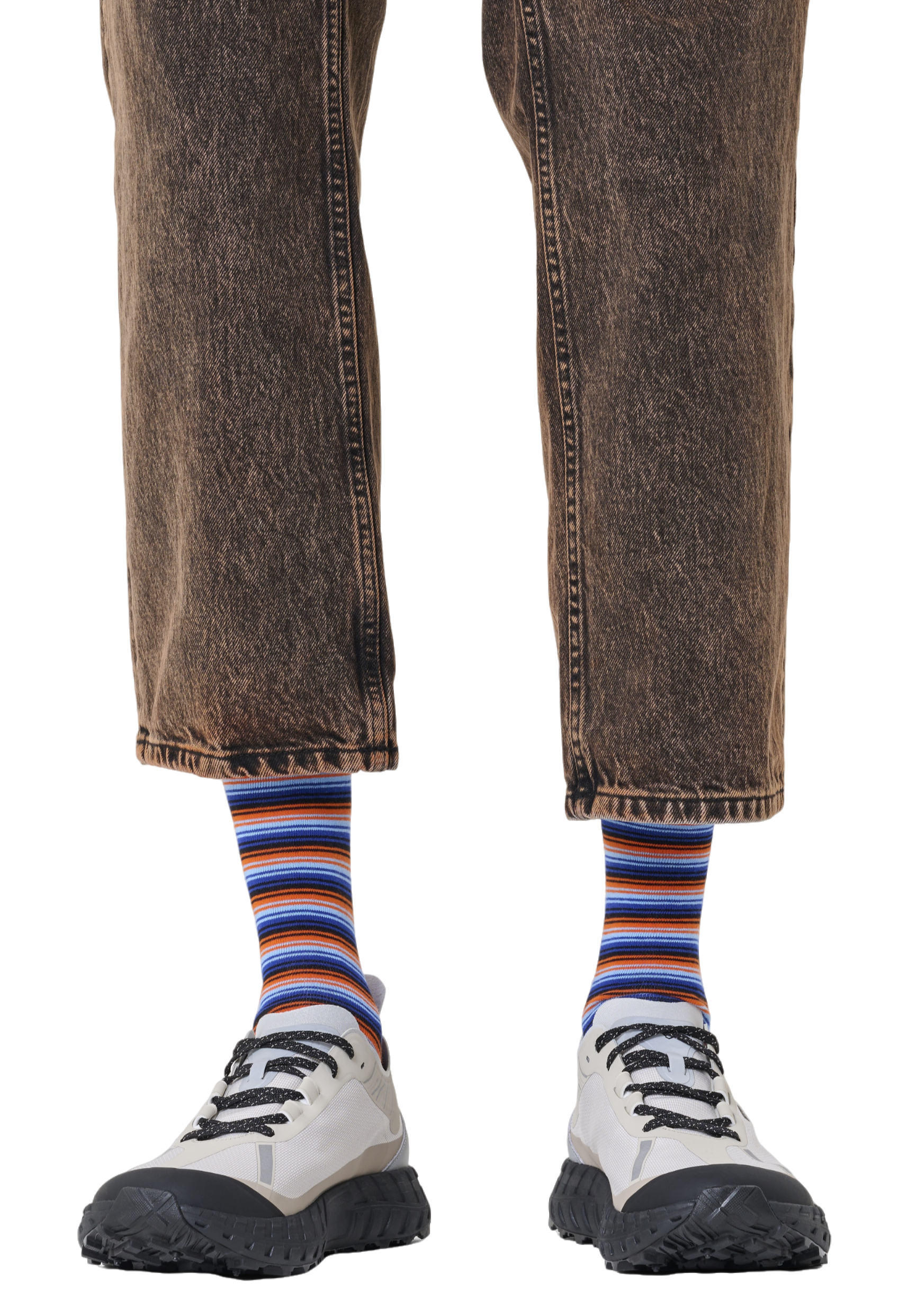 Dark Slate Gray זוג גרביים Mini Stripe HAPPY SOCKS