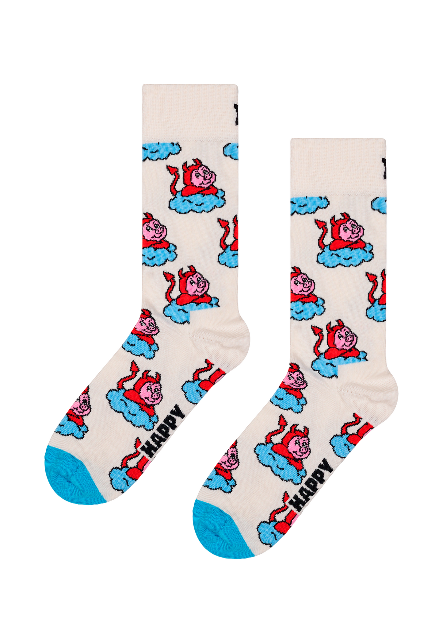 Dark Cyan מארז 2 זוגות גרביים Good Bad Pig HAPPY SOCKS