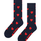 Dark Slate Gray מארז 2 זוגות גרביים Valentine's HAPPY SOCKS