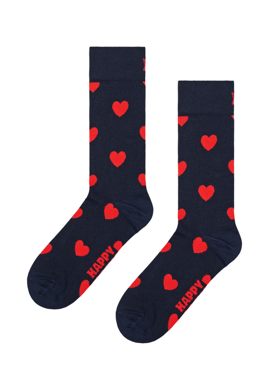 Dark Slate Gray מארז 2 זוגות גרביים Valentine's HAPPY SOCKS