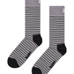 Dark Slate Gray מארז 4 זוגות גרביים Black And White HAPPY SOCKS