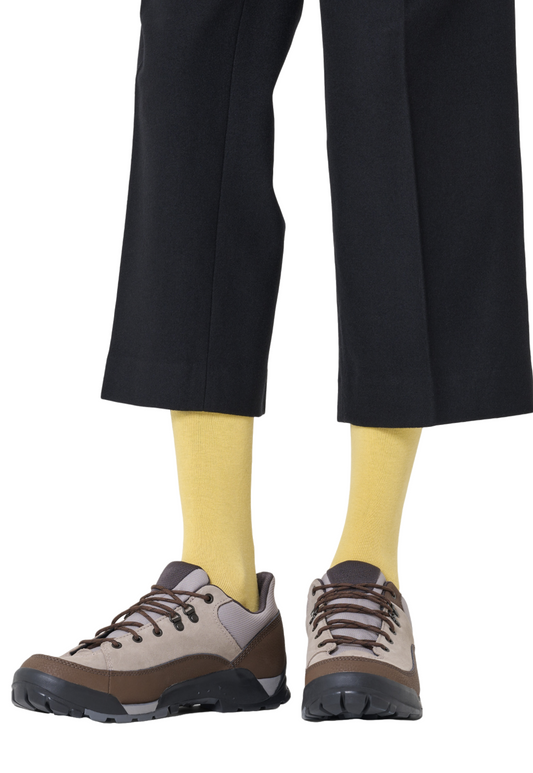 Dark Slate Gray זוג גרביים Natural Yellow HAPPY SOCKS
