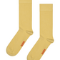 Tan זוג גרביים Natural Yellow HAPPY SOCKS