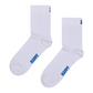 Light Gray זוג גרביים Solid 1/2 HAPPY SOCKS