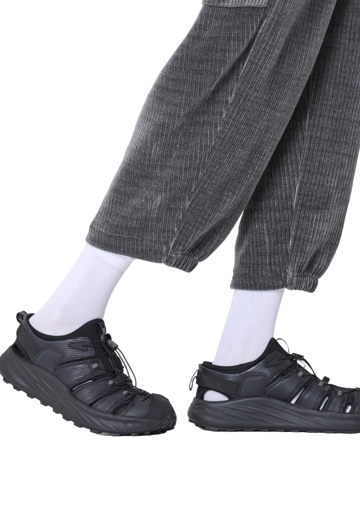 Dark Slate Gray זוג גרביים Solid 1/2 HAPPY SOCKS