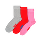 מארז 3 גרביים לנשים Solid Half Crew Socks