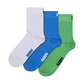 Cadet Blue מארז 3 זוגות גרביים Solid HAPPY SOCKS