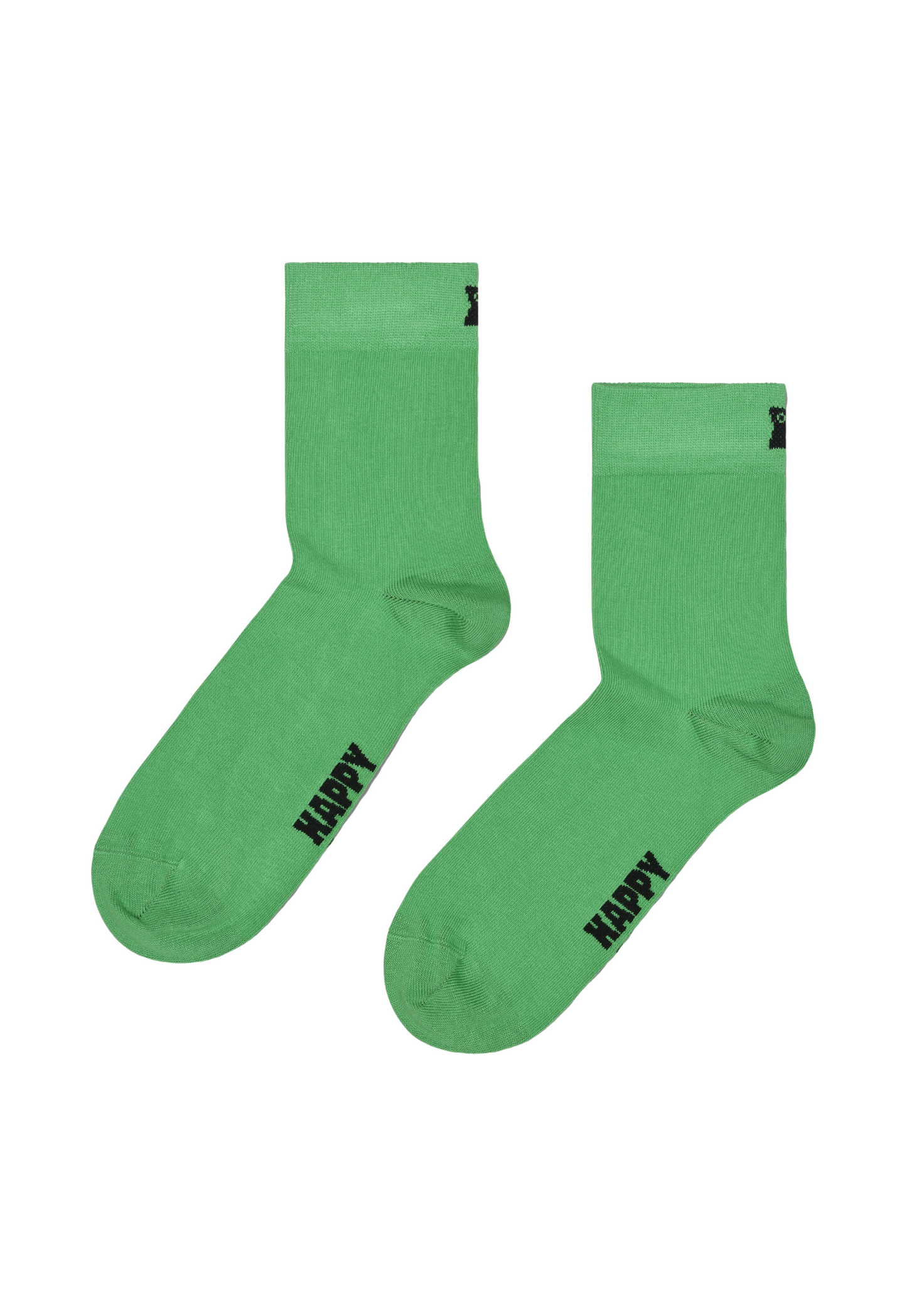 Medium Sea Green מארז 3 זוגות גרביים Solid HAPPY SOCKS