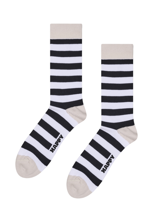 Light Gray זוג גרביים Lite Big HAPPY SOCKS