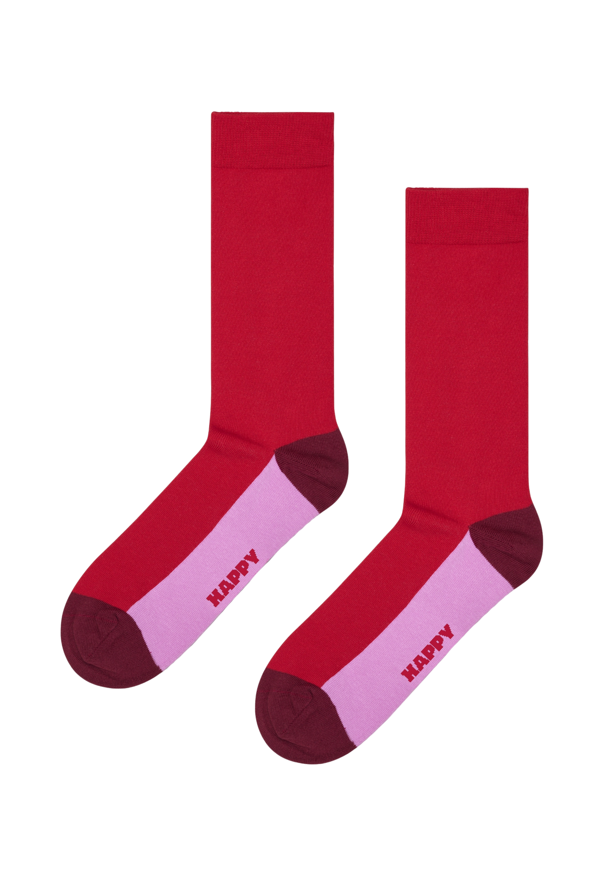 Firebrick מארז 3 זוגות גרביים Lite Flowers HAPPY SOCKS