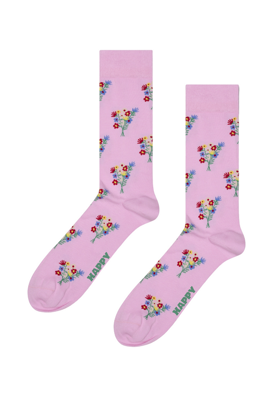 Thistle מארז 3 זוגות גרביים Lite Flowers HAPPY SOCKS