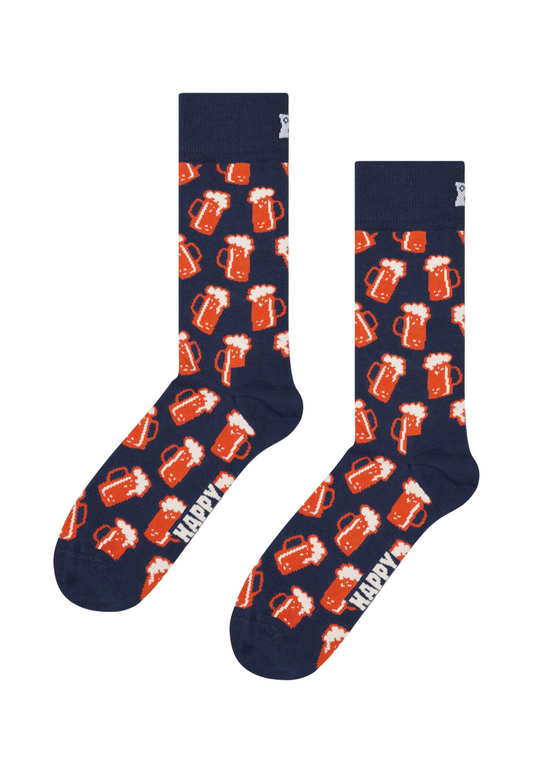 Salmon זוג גרביים Beer HAPPY SOCKS