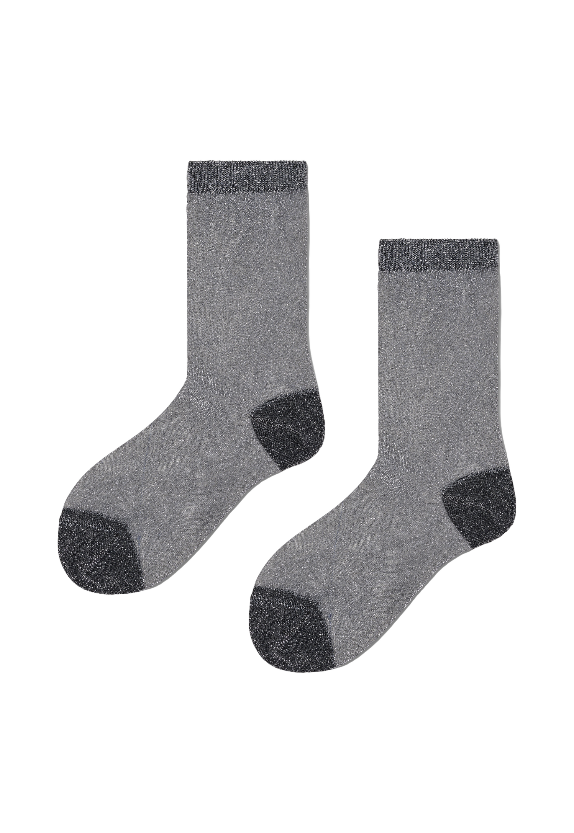 Slate Gray זוג גרביים Sheer HAPPY SOCKS