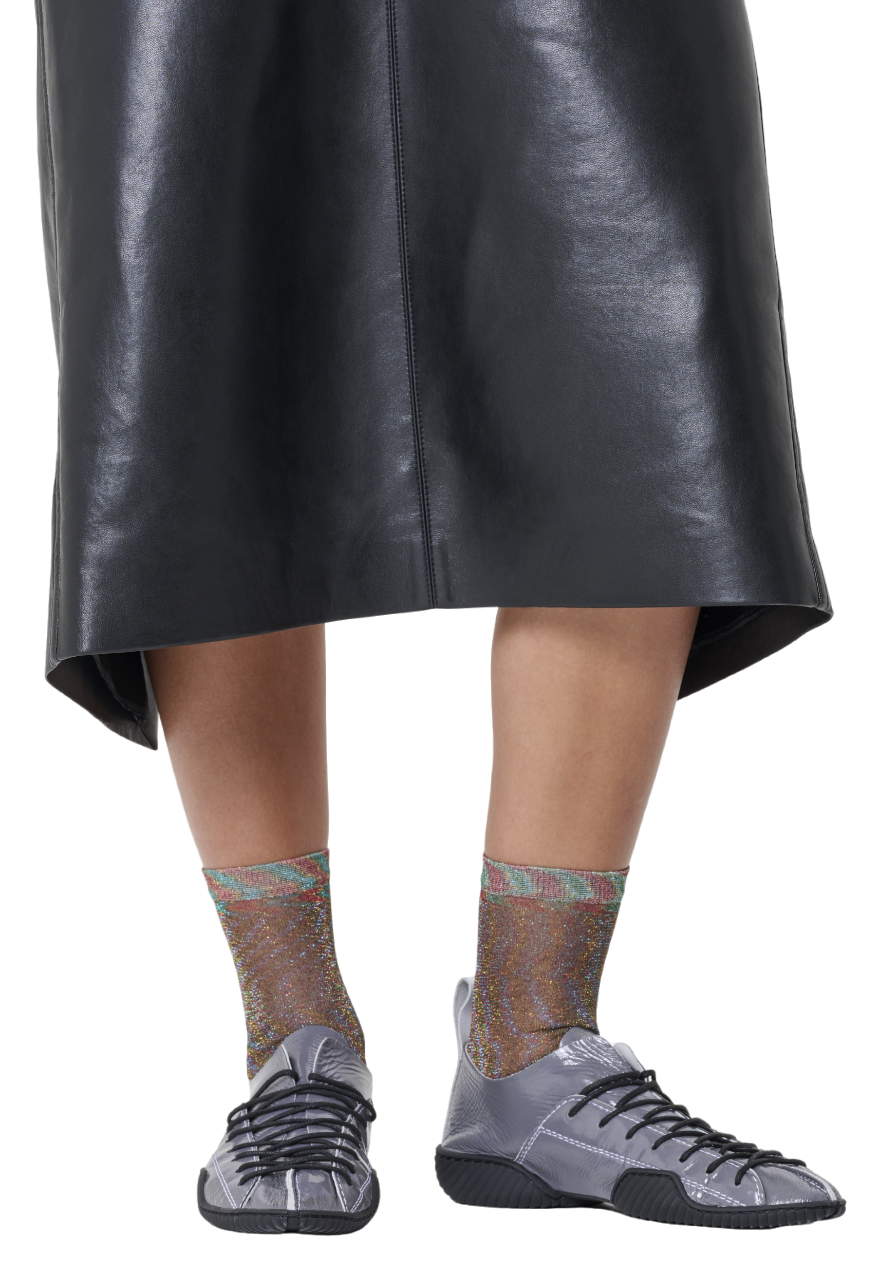 Dark Slate Gray זוג גרביים Sheer HAPPY SOCKS