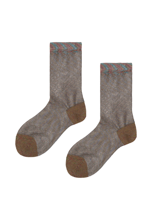Dim Gray זוג גרביים Sheer HAPPY SOCKS