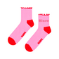 White Smoke זוג גרביים לנשים Bisou Mini Crew Socks HAPPY SOCKS