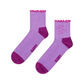 White Smoke זוג גרביים לנשים Cin Cin Mini Crew Socks HAPPY SOCKS