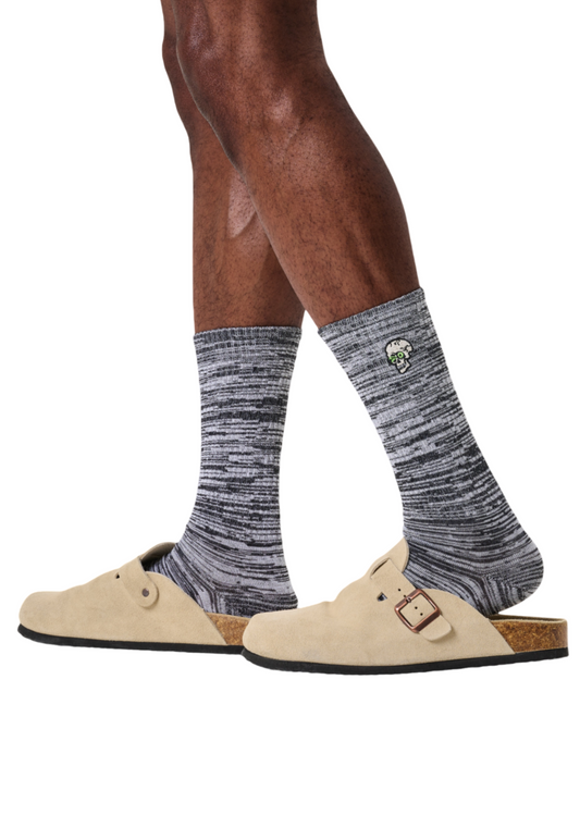 זוג גרביים לגברים Skull Sneaker Socks