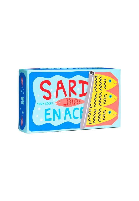 מארז 2 זוגות גרביים לגברים Sardines Socks Gift Set