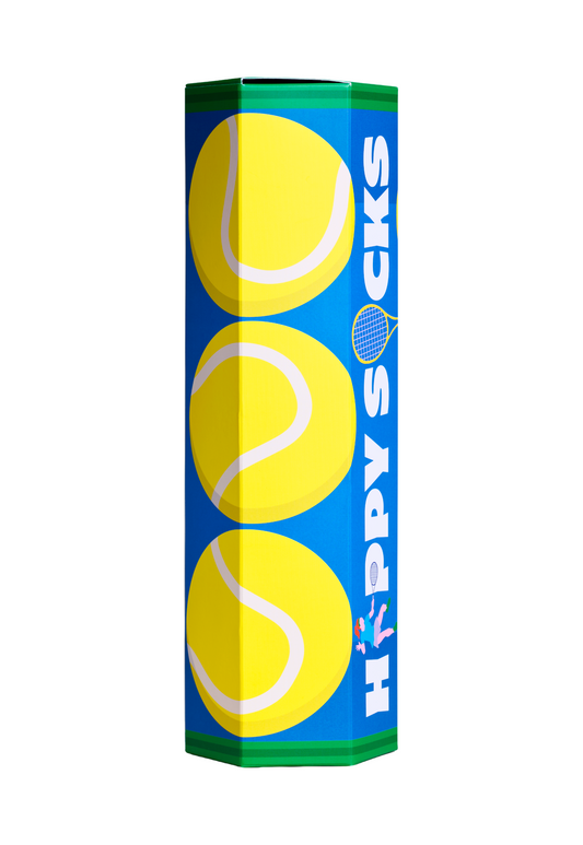 מארז 3 זוגות גרביים לגברים Tennis Socks Gift Set