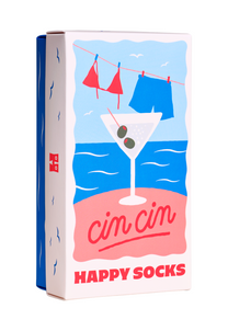 White Smoke מארז 3 זוגות גרביים לנשים Cin Cin Socks Gift Set HAPPY SOCKS