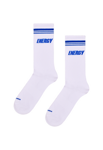 White Smoke זוג גרביים לגברים Energy Sneaker Socks HAPPY SOCKS