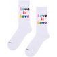זוג גרביים לגברים / נשים Love Is Love Sneaker Socks