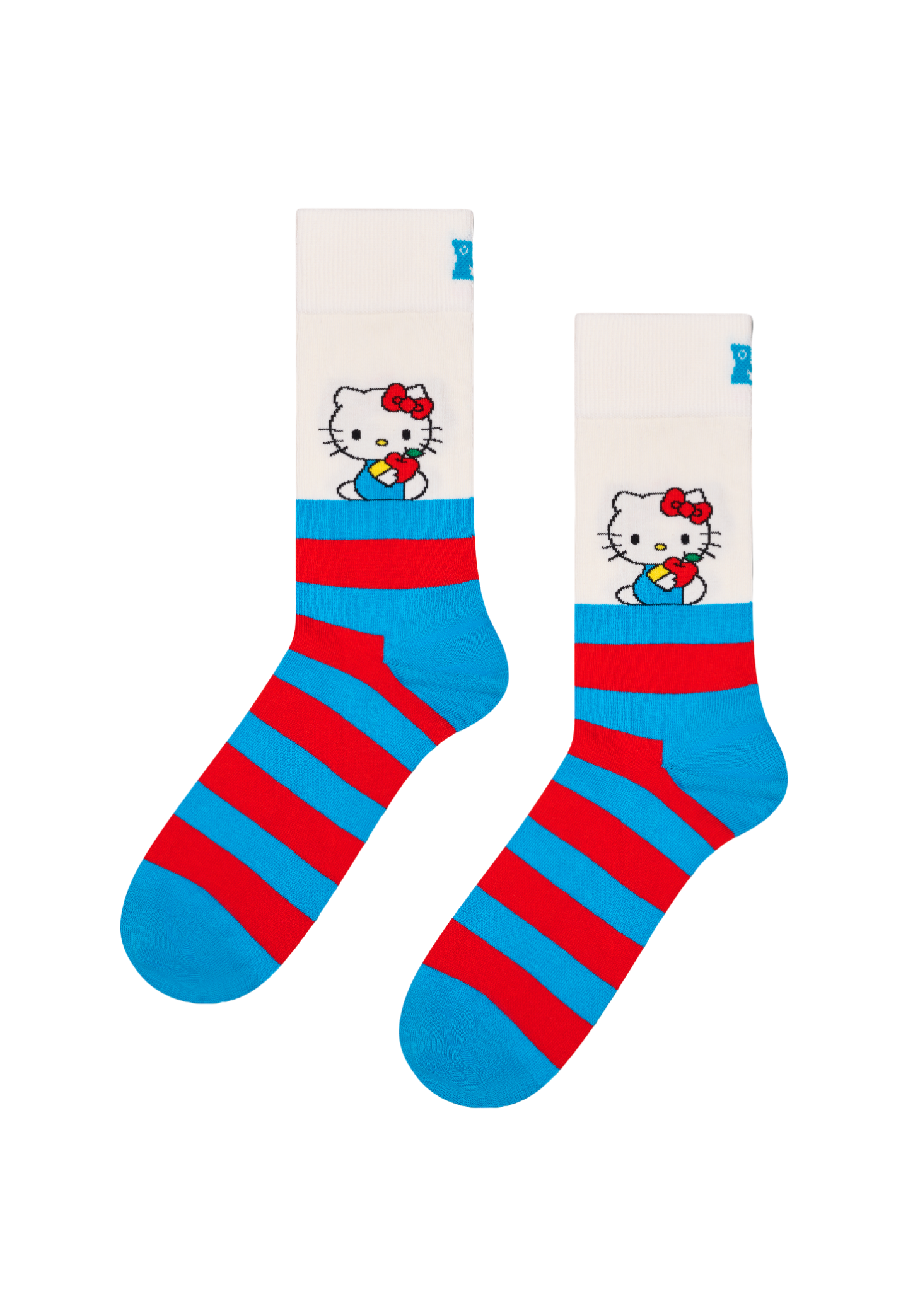 זוג גרביים לנשים Hello Kitty Stripe Socks