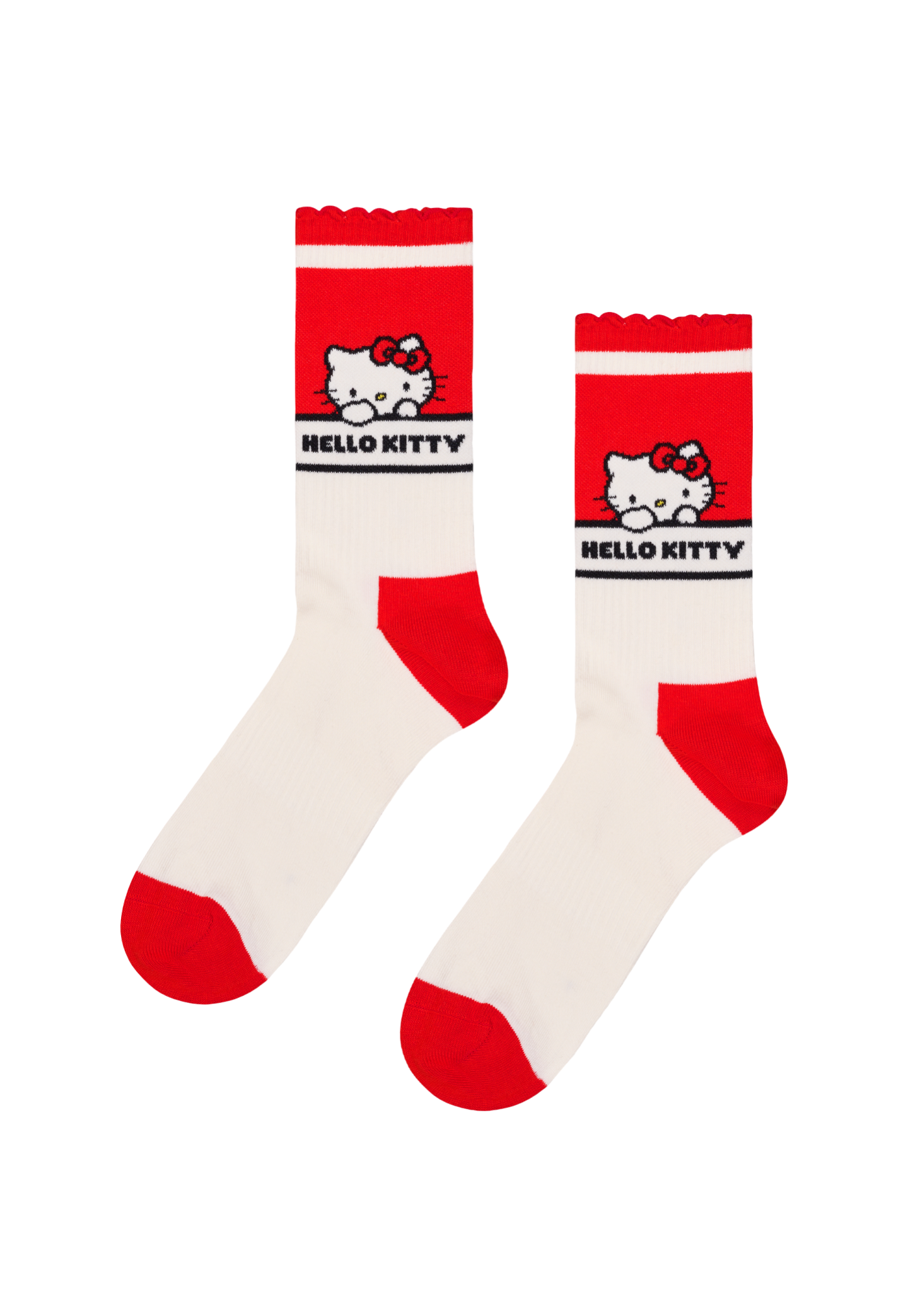 זוג גרביים לנשים Hello Kitty Sneaker Socks