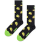 Black זוג גרביים בהדפס טאקו HAPPY SOCKS