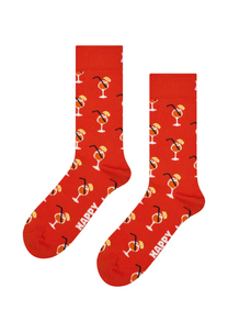Firebrick זוג גרביים Orange Spritz HAPPY SOCKS