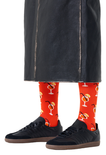 Dark Slate Gray זוג גרביים Orange Spritz HAPPY SOCKS