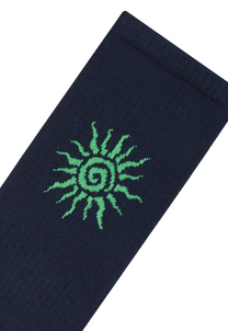 Dark Slate Gray זוג גרביים Sun HAPPY SOCKS